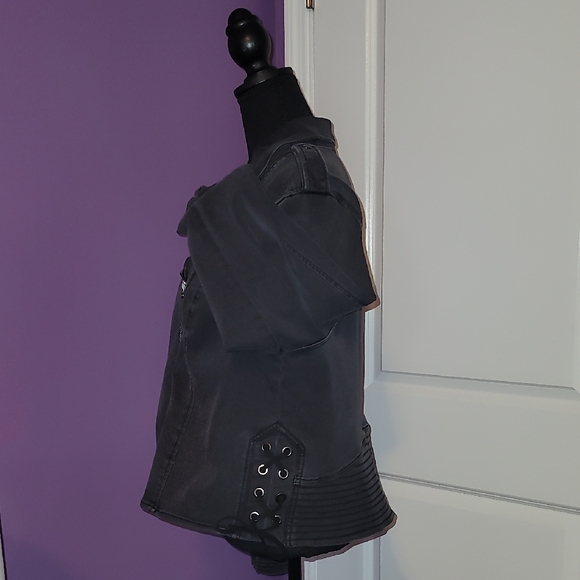 Lane Bryant Charcoal Gray Jacket Sz: 20 - Picture 8 of 11